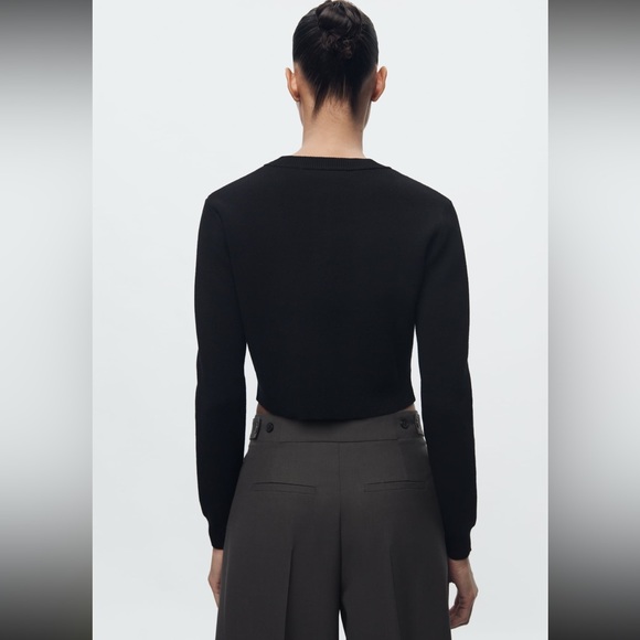 Zara Buttoned Knit Cardigan 5536/106 337/015 - Picture 3 of 7